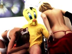 Kinky threesome with a bird dude? and Paige Ashley & Antonia Deona tube porn video