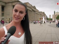 German EroCom Date Street Casting with girl next door slut for real porn tube porn video