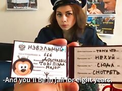 Russian passionate parody on the everyday life of the charming police ... tube porn video