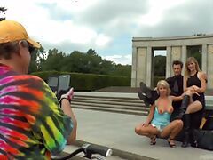 Public humiliation ends with a hardcore anal sex for slave Luci Angel tube porn video