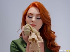 Redhead secretary Lacy Lennon fucked in the office by her boss tube porn video