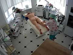 Hidden cameras. Beauty salon, Granny massage tube porn video