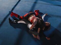 Boxing match for Sinn Sage and Ariel X ends with a lesbian experience tube porn video