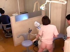 JAV star Eimi Fukada real Japanese dentist office risky sex tube porn video
