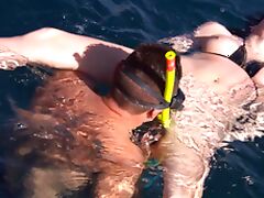 Amazing underwater scuba sex for dirty MILF Sabine Mallory tube porn video