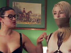 Penny Barber and Ella Nova enjoy playing with BDSM equipment tube porn video