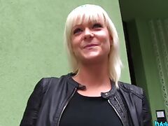Kinky blonde slut Corinne Worder gets cum all over her back tattoo tube porn video