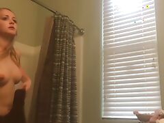 sexy girl, nice tits showers tube porn video