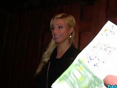 Euro doll loves money for sex and she also loves cock in the ass tube porn video