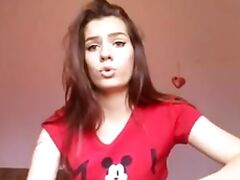 Romanian beauty on webcam tube porn video