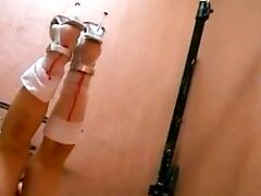 Especially for this Asian slut I came up with the most weird and awkward bondage positions. tube porn video