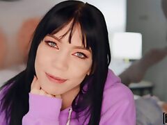 Hardcore fucking in the bedroom with provocative Leda Bear tube porn video