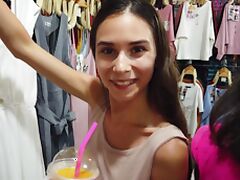Video of amateur Lona Mia going shopping with her boyfriend tube porn video
