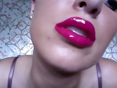 Lipstick JOI tube porn video