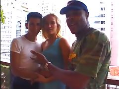 Interracial Cuckold Afroamerican and Brazilian Couple tube porn video
