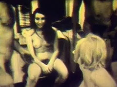 Cool Interracial Orgy after Weed Smoking 1960 tube porn video