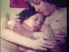 Red Lipped Vixen Sucks and Fucks Lover 1970 tube porn video