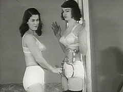 Beautiful Girls in Underwear in Strange Action 1950 tube porn video