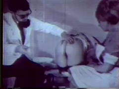 Crazy Doctor Examining two Pretty Girls 1950 tube porn video