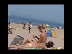Haulover Beach Miami Florida 15 Cute blonde and brunette sunbathing naked not much pussy but nice bo tube porn video