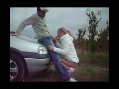road head outside of car GUY GETS ROAD HEAD FROM HOT BLOND OUTSIDE OF CAR THEY ARE FULLY CLOTHED AND tube porn video