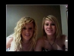 Cute Blondes Webcam couple of cute college coeds doing some webcam from a hotel room They hide behin tube porn video