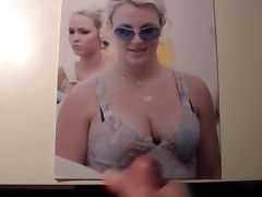 Cum on Britney Spears tube porn video
