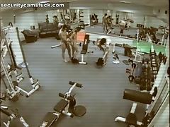 Hot Threesome at the Gym gets Filmed tube porn video