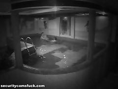 Pool Fucking Caught By A Security Camera tube porn video