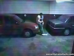 Horny Couple Fucking In The PArking Lot In Voyeur tube porn video