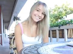 Gorgeous Blonde Teen Gets Naked Outdoors tube porn video
