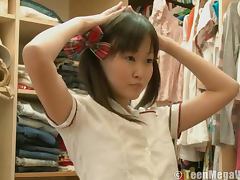 Asian teen dresses as schoolgirl tube porn video