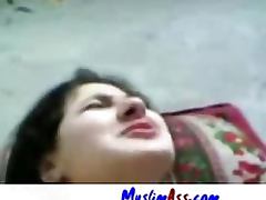 Busty Amateur Arab Teen Gets Her Shaved Pussy Fucked and Jizzed tube porn video
