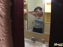 Very Hottest Japanese shower masturbation tube porn video