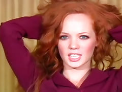 Redhead Heather Carolin JOI tease tube porn video