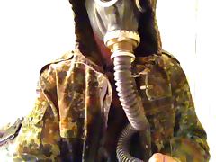 fun in bdu and gas mask tube porn video