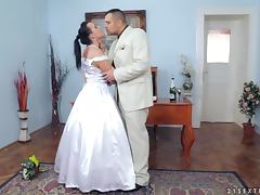 Scandalous sex with Wild Devil on the Wedding day tube porn video
