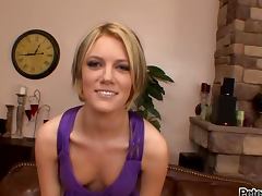 Riley Ray boasts of her cock sucking skills and gets her reward tube porn video