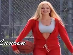Lauren Anderson gets naked after a basketball game tube porn video