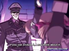 Chained hentai girls humiliated and gangbanged by soldiers tube porn video
