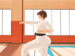 Karate hentai girl sucks monsters big dick tube porn video