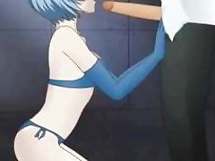 Anime cutie sucks and deepthroats a very long prick tube porn video