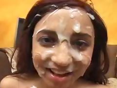 Veronica Vega Facial Gangbang tube porn video