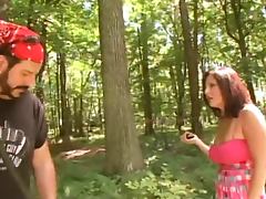Housewife on nature tube porn video