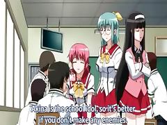 Sensual anime school babe giving her coed a boner tube porn video