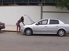 Roadside ASSistance Brazilian Style tube porn video