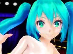 Hatsune Miku Naked Poledance tube porn video