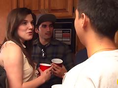 College party group sex with some kinky sophomores tube porn video
