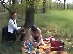 Outdoor Villein Training Boots Bondage Whipping tube porn video