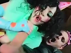 Clown acquires screwed in the ass tube porn video